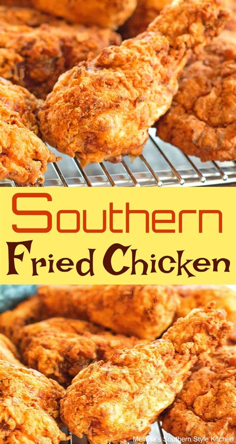 Southern Fried Chicken Fried Chicken Recipe Southern Recipes Fried