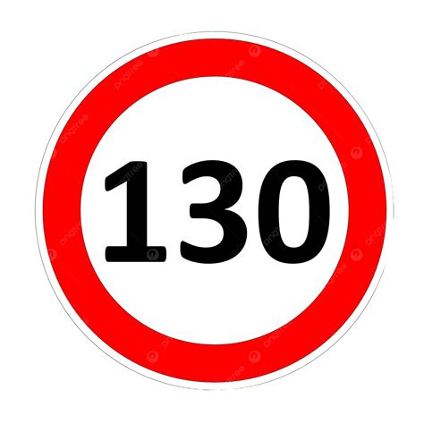 Speed Limit Sign Hundred Object White Enforce Png Transparent