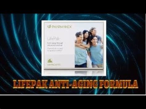 Nuskin LifePak Anti Aging Formula YouTube