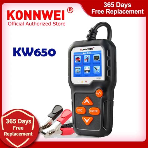 Konnwei Kw Car Battery Tester V V Auto Battery System Analyzer