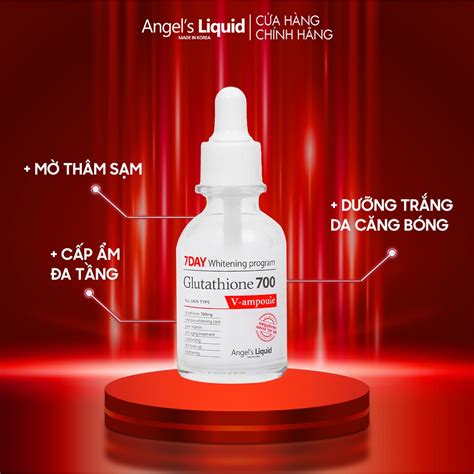 Serum D Ng Tr Ng Da C P M A T Ng Angel S Liquid Glutathione Mg