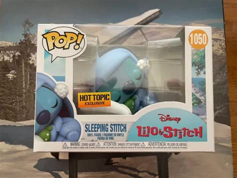 Funko Pop Sleeping Stitch Lilo And Disney Hot Topic Exclusive Pop