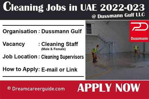 Dussmann Gulf Llc Vacancy