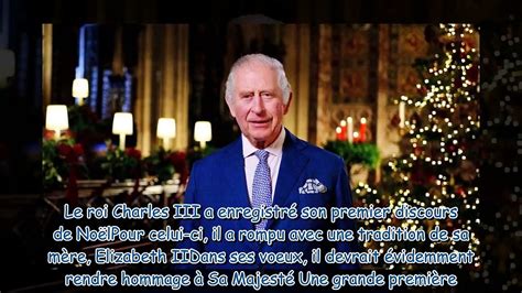 Discours de Noël de Charles III le Roi rompt avec une habitude d