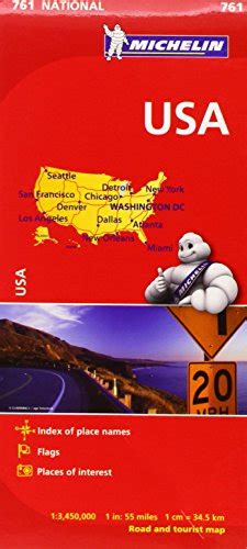 Michelin USA Road Map 761 (Maps/Country (Michelin)) | Pricepulse