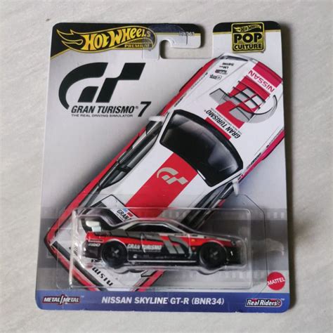 Jual Hot Wheels Premium Nissan Skyline Gt R Bnr Gran Turismo Pop Culture Shopee Indonesia