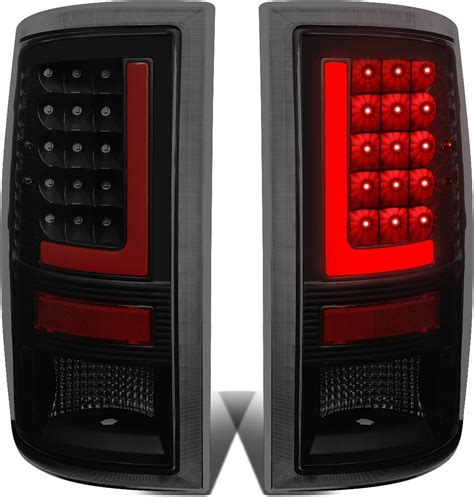 Dna Motoring Tl Dram Led Rd D Bk Sm Conjunto De Luz Trasera Led D