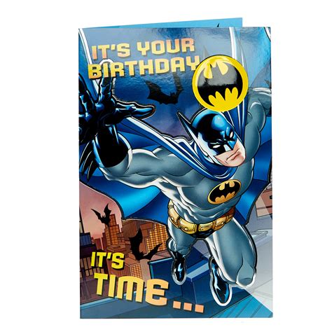 Buy Batman Birthday Card With Badge For GBP 1 49 Card Factory UK