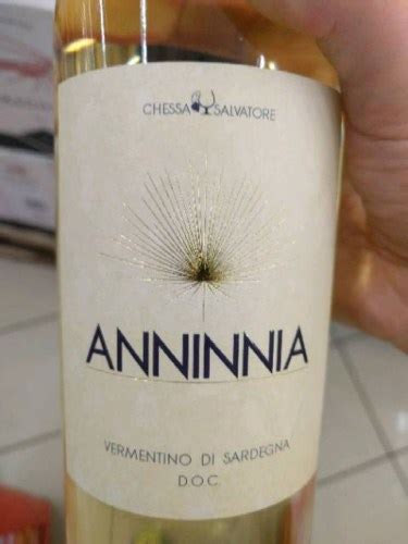 Chessa Salvatore Anninnia Vermentino Di Sardegna Vivino United Kingdom