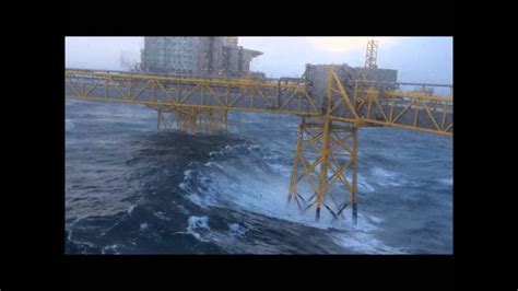 Storm Ekofisk Oil Field Dec 5th 2013 Youtube