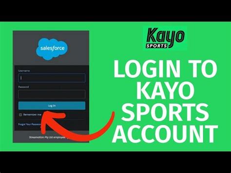 How To Login To Kayo Sport Account Kayo Sport Login Sign In