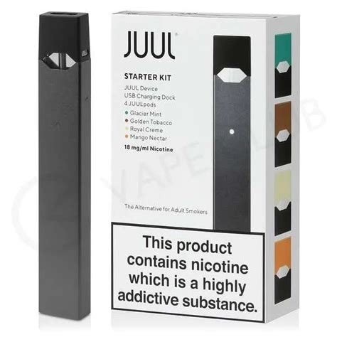 Original JUUL Starter Kit With 4 Pods 1 8 Multi Flavour VapeMantra