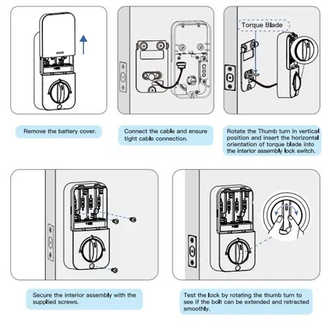 Teeho Te002w Smart Lock Instruction Manual