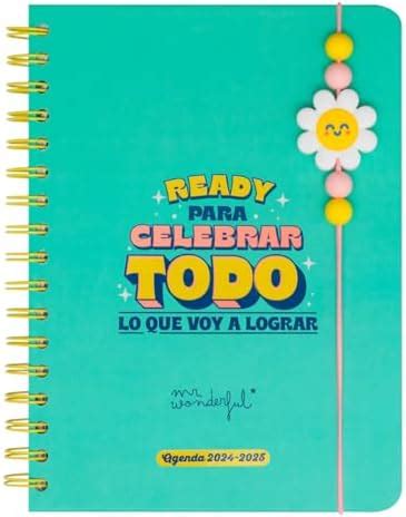 Mr Wonderful Agenda Wonder Semanal Ready Para Celebrar Todo