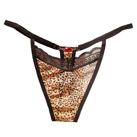 Women Underwear Brief Lace Leopard Mesh Sheer Panties Lingerie Thongs Walmart Canada