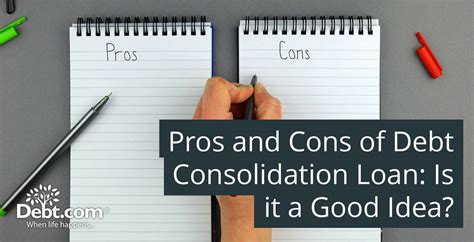 Pros and Cons of Debt Consolidation Loan: Is it a Good Idea?