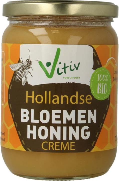 Vitiv Biologische Creme Honing Gr Bol