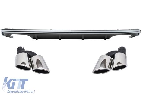 Rear Bumper Valance Diffuser Suitable For Audi A V Hatchback