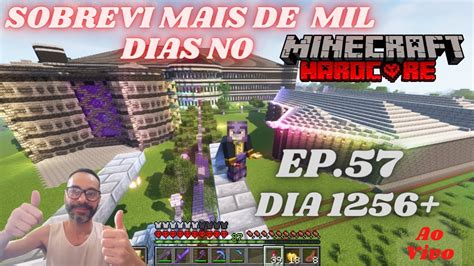 MINECRAFT HARDCORE SOBREVIVI MAIS DE 1000 DIAS EP 57 DIA 1256