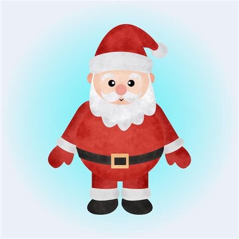 Premium Vector | Santa claus watercolor