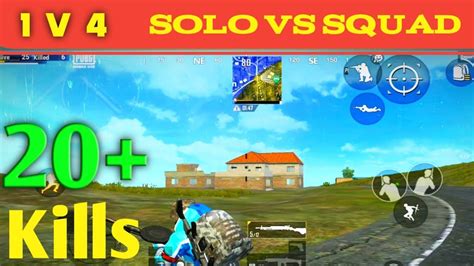 Solo Vs Squad 1 V 4 20 Kills Full Rush Gameplay Old Basin Best