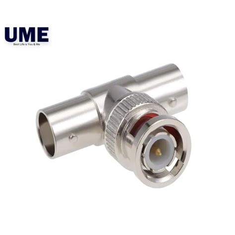 Coaxial Bnc T Connector With T Type Bnc Double Female To Male For Rf Adapter Bnc For Indoor