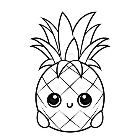 Coloriage 06 Des Ananas