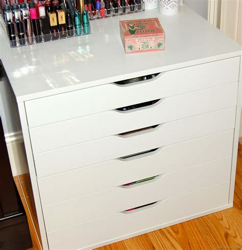 Makeup Collection And Storage 2015 Part 1 Ikea Alex Dresser The Beauty Isle