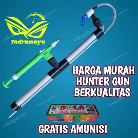 Jual TEMBAKAN ANGIN PARALON PVC CICAK HUNTER GUN COD Kab Indramayu