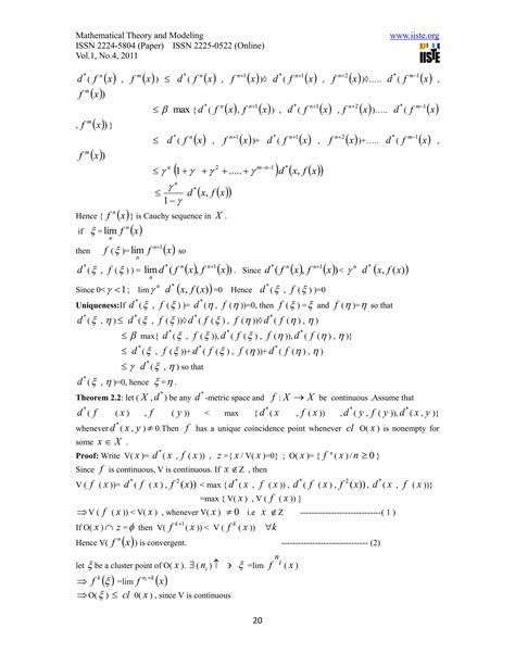 Some Fixed Point Theorems In Generalised Dislocated Metric Spaces Pdf