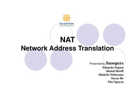 Ppt Nat Network Address Translation Powerpoint Presentation Free