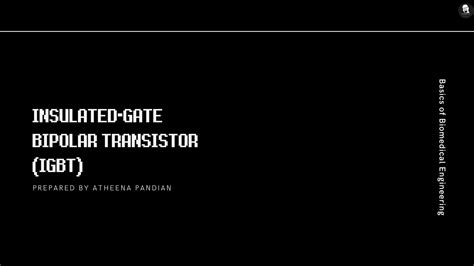 Insulated Gate Bipolar Transistor Igbt Basics PPT