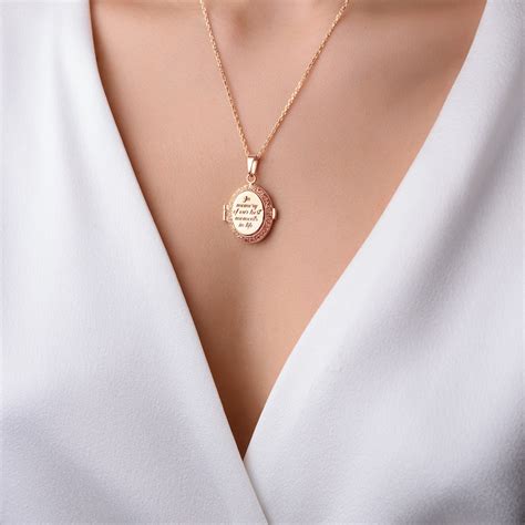 Photo Locket Pendant -Rose Gold Plated