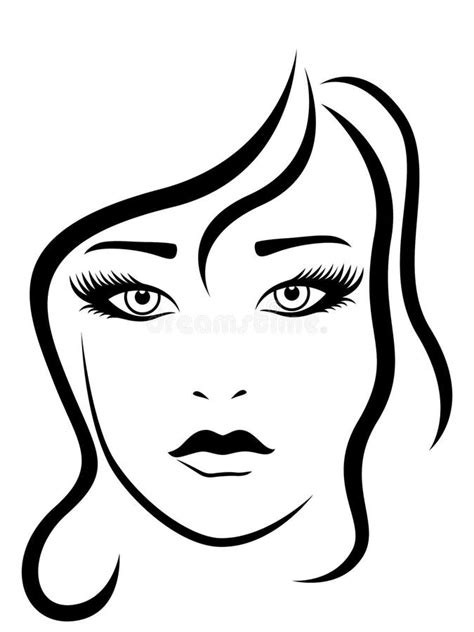 Abstract Beautiful Woman With A Naked Breast Stock Vector Illustration Of Body Beauty