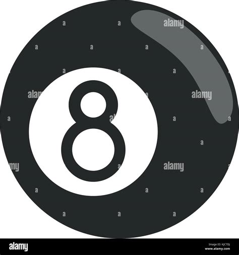 Billiard Eight Ball Stock Vector Image And Art Alamy