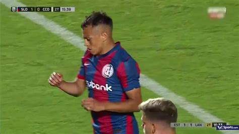 San Lorenzo vs Central Córdoba el remate de Nahuel Barrios