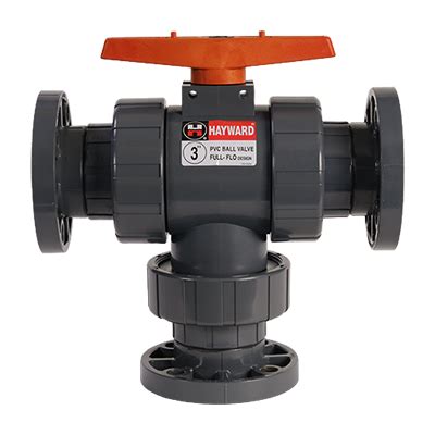 Hayward Tw Series True Union Three Way Ball Valve Flanged End