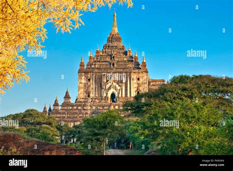 Ancient Buddhist Temple In Bagan Myanmar Stock Photo Alamy