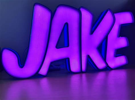 Personalised Led Name Sign Led Name Light Custom Light Up Your Name