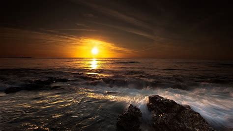 Beach Sunrise Wallpaper - WallpaperSafari