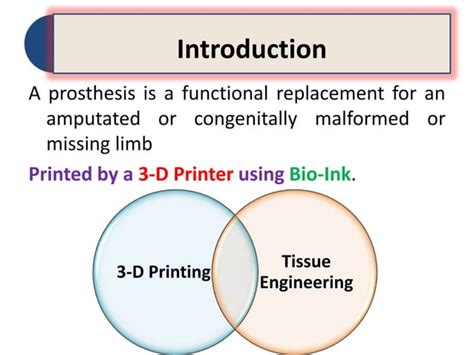 D Printed Prosthetics Ppt