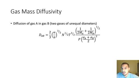 Mass Transfer In Arabic 11 Estimating Binary Gas Diffusivity Using