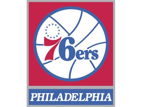 Autocollant Logo Nba Team Philadelphia Refd9698