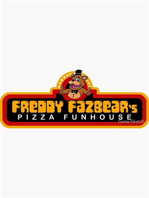 "Freddy Fazbear's Pizza logo 1" Sticker for Sale by GamerSketch | Redbubble