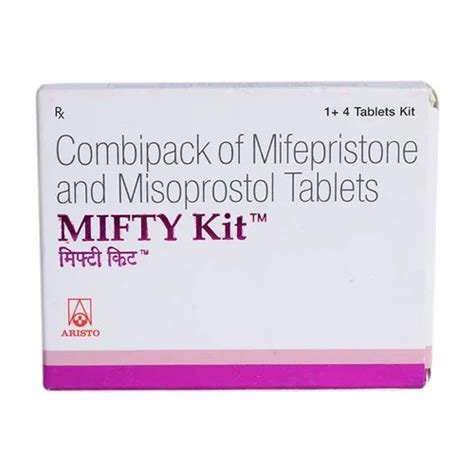 Mifepristone And Misoprostol Tablet Packaging Size Tablets Kit At