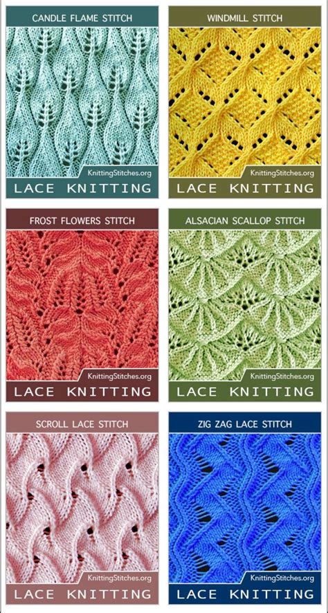 20 Eyelet and Lace Knitting Stitches for Stunning Projects