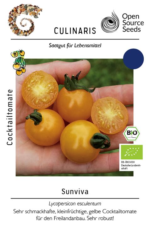 Bio Saatgut Tomate Sunviva Tomatenzauber De Onlineshop