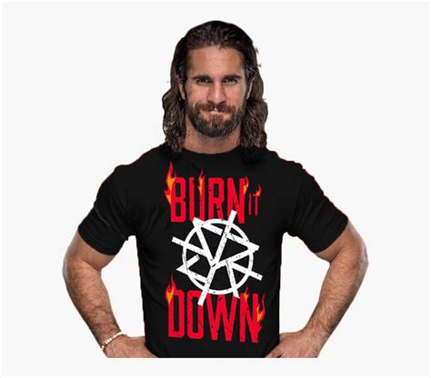 Seth Rollins T Shirt Hoodie Amazon Seth Rollins Burn It Down Shirt Hd Png Download Kindpng