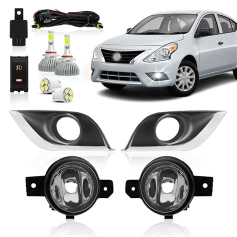 Kit Farol De Milha Nissan Versa Super Led K Lumens