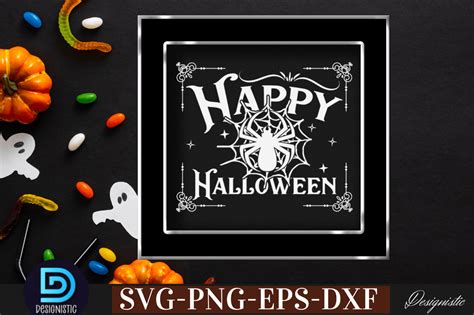 Happy Halloween, SVG Happy Halloween Graphic by Design's Dark ...